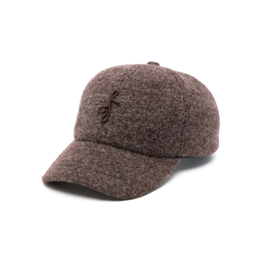 Ruslan Baginskiy Logo-embroidered Felted Cap