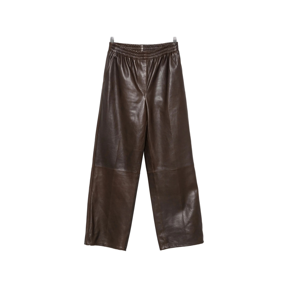 Simkhai Elasticated-waist Leather Trousers