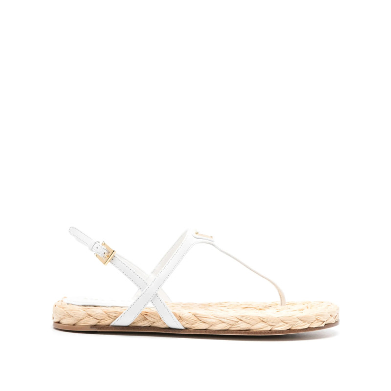 Prada Triangle-logo Slingback Espadrilles