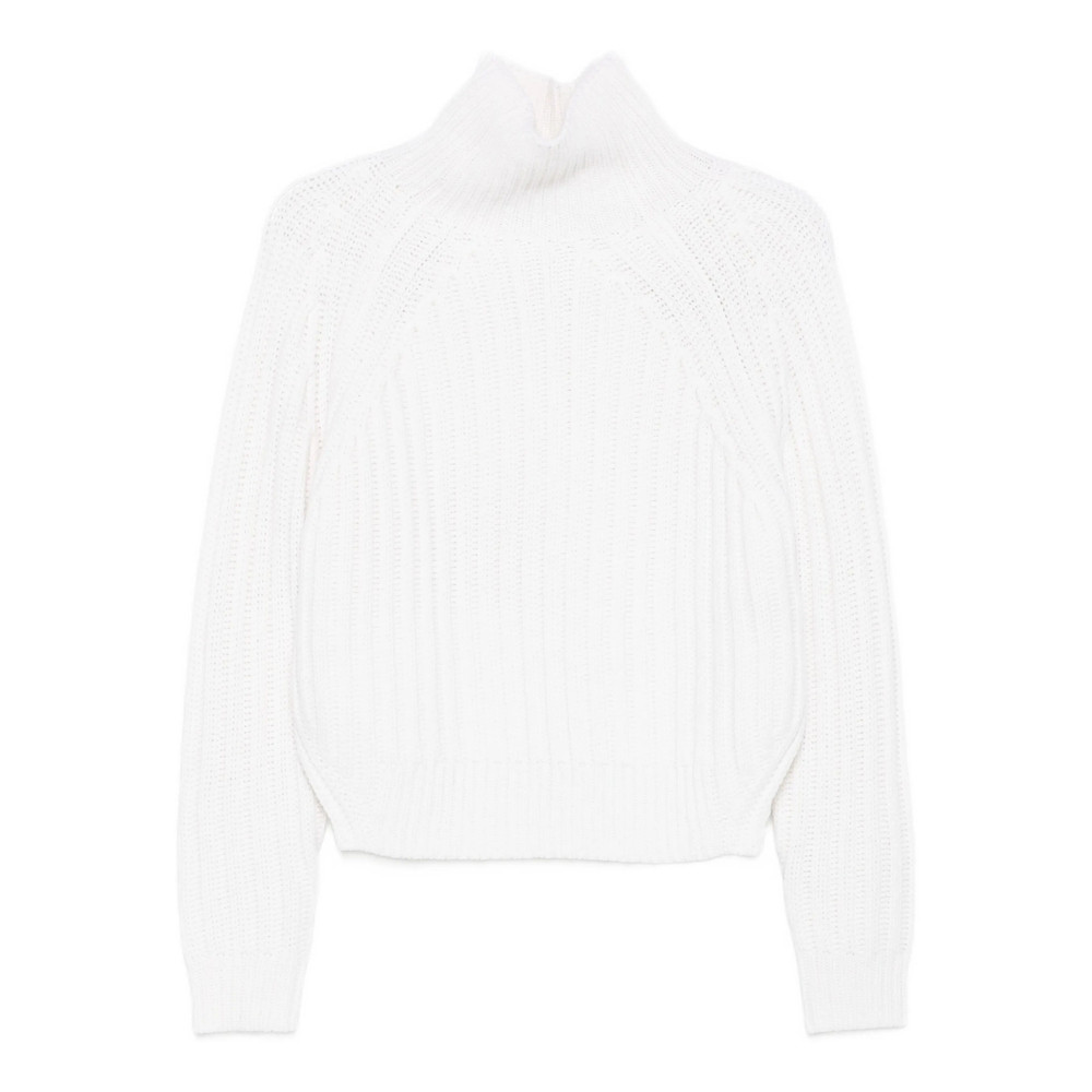 Allude Ribbed Turtleneck Sweater