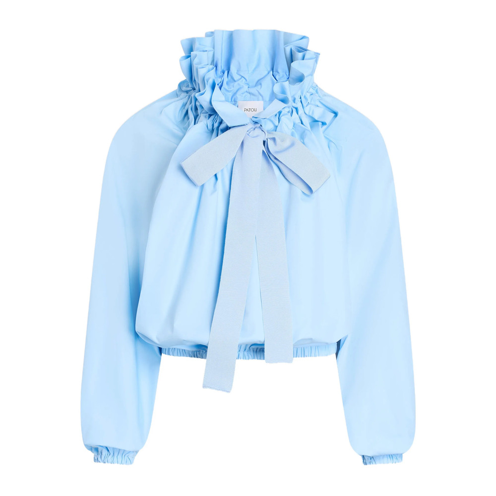 Patou Ruffled Ribbon Top