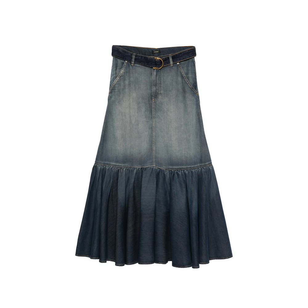 Pinko Denim Maxi Skirt