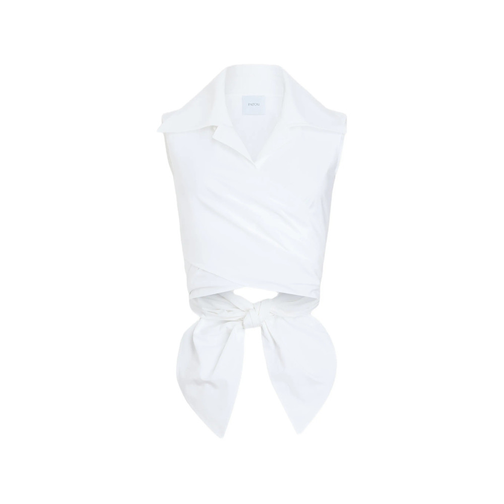 Patou Draped Sleeveless Top