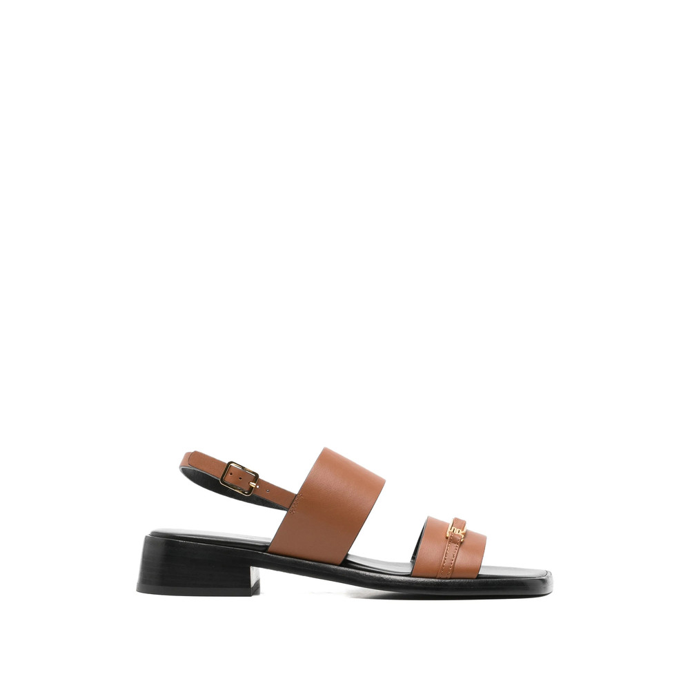Sergio Rossi Logo-plaque Buckled Sandals