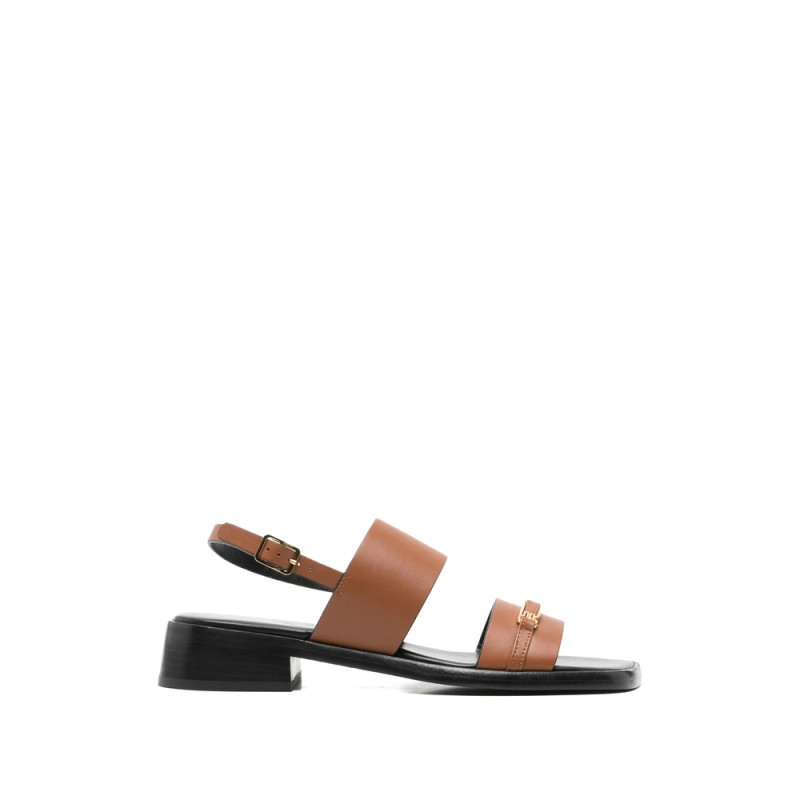 Sergio Rossi Logo-plaque Buckled Sandals