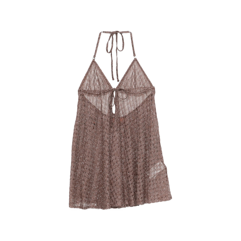 Missoni Halterneck Knitted Mini Dress