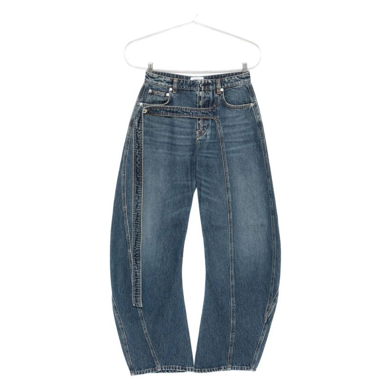 Jean Paul Gaultier Panelled Belted Jeans