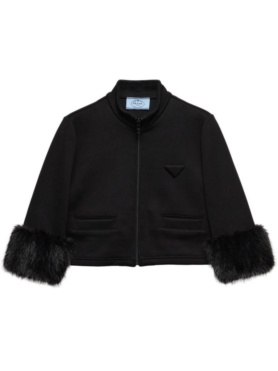cropped sweatshirt