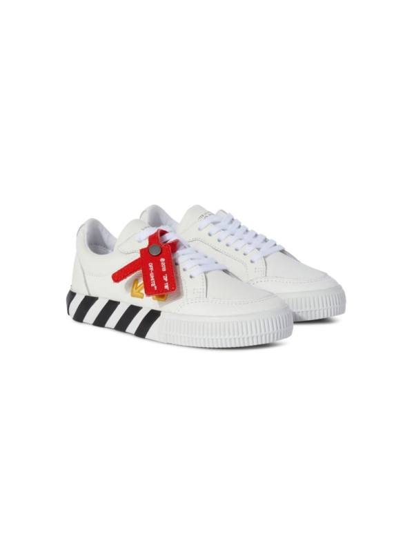 Vulcanised leather sneakers