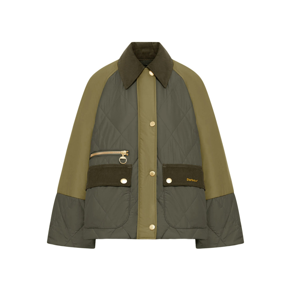 Barbour Milby Quilted Colour-block Jacket