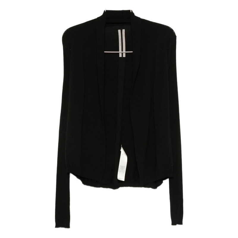 Rick Owens Ribbed Open-front Cardigan