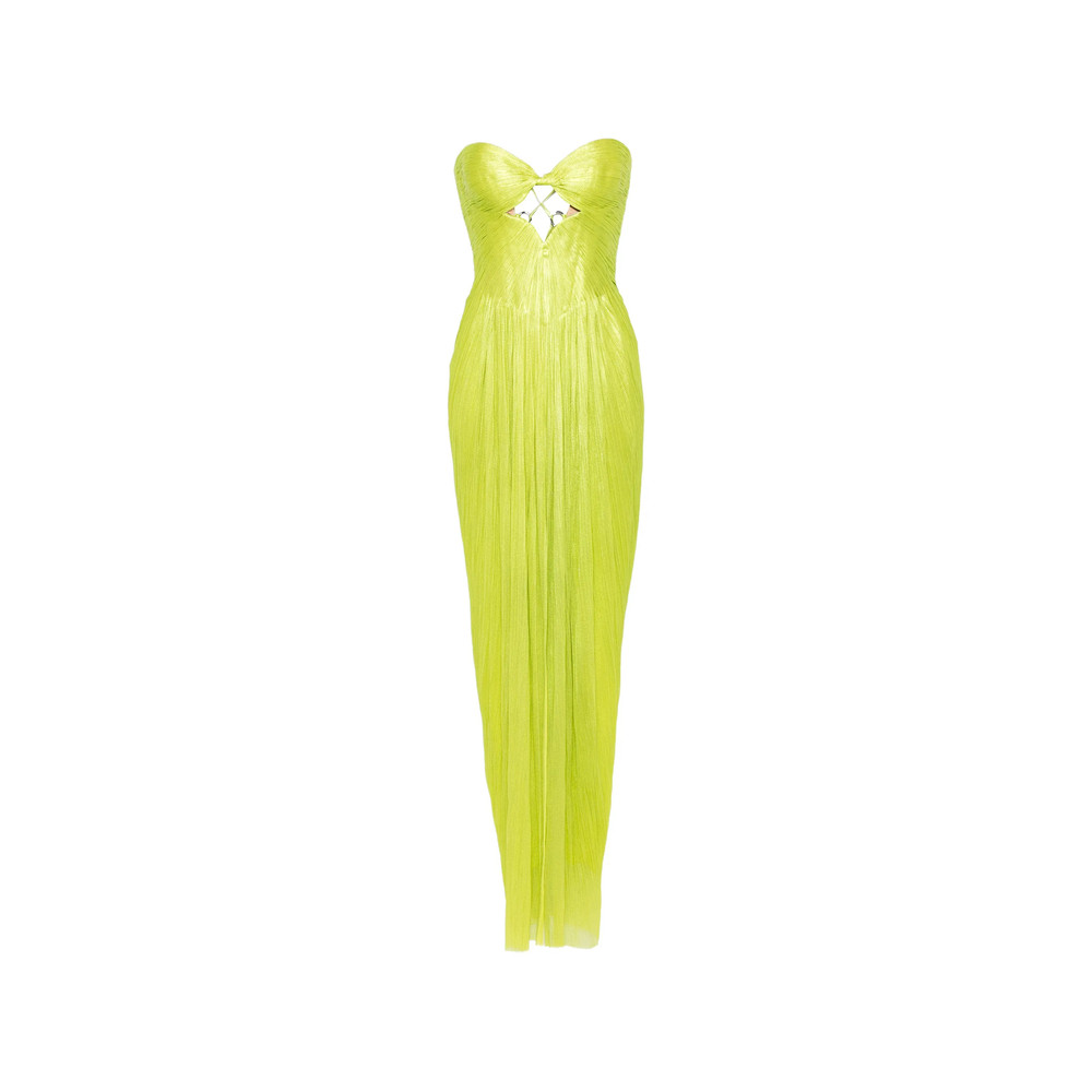 Maria Lucia Hohan Stephanie Strapless Cut-out Maxi Dress