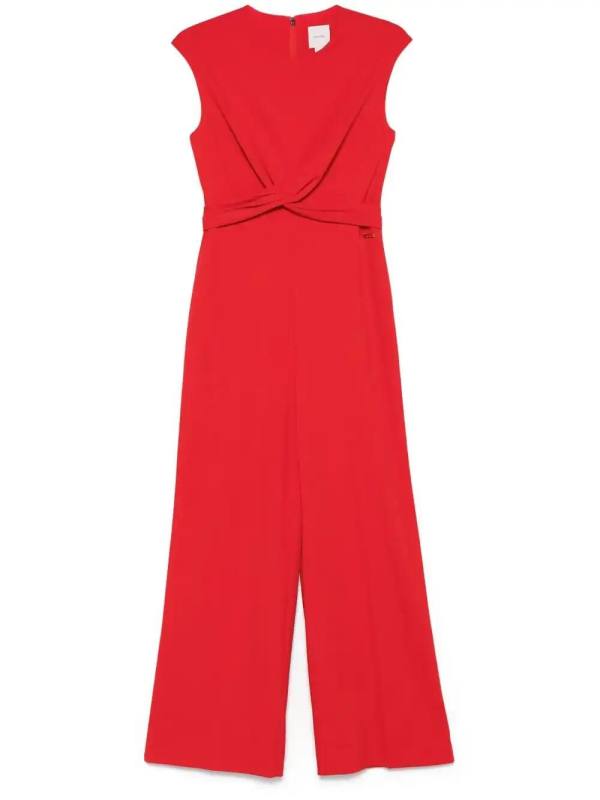 crepe twist jumpsuit