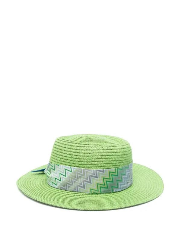 zigzag-band fedora
