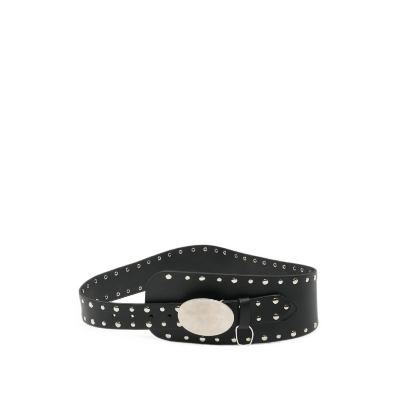 Gimaguas Iris Stud-embellished Leather Belt