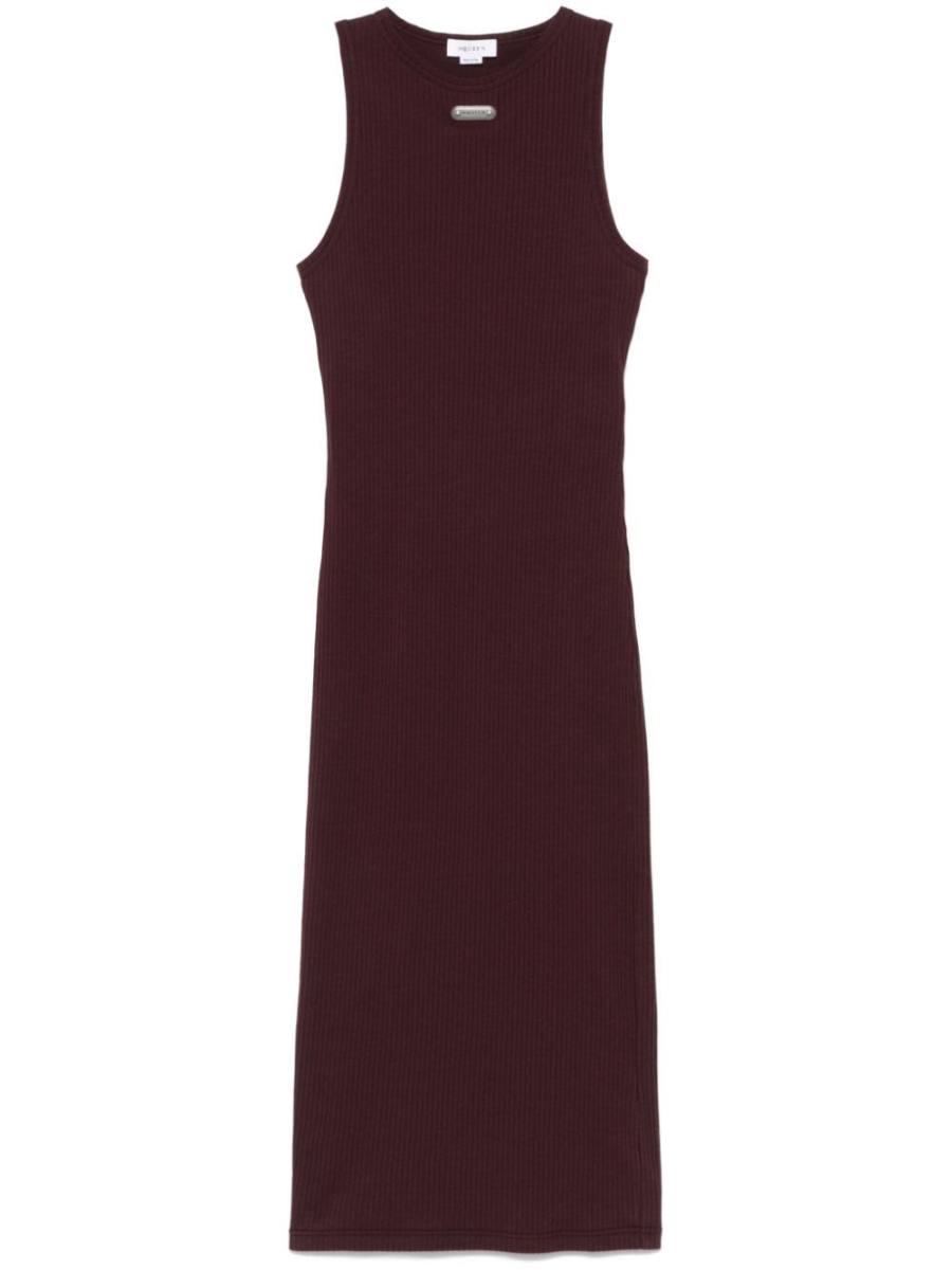 ribbed midi dress