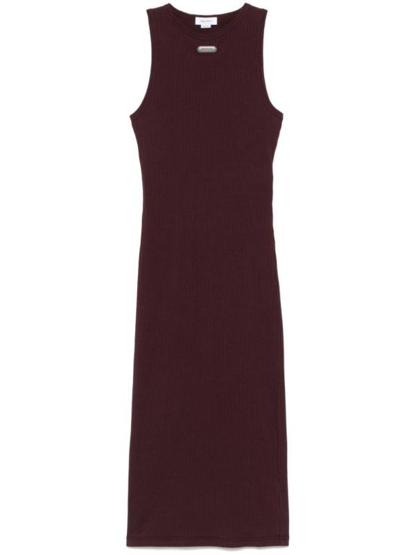 ribbed midi dress
