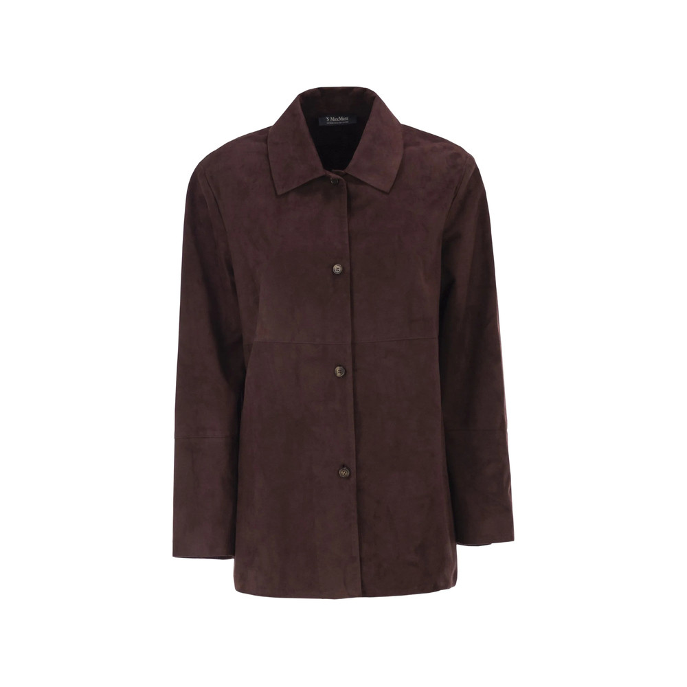 's Max Mara Panelled Suede Jacket