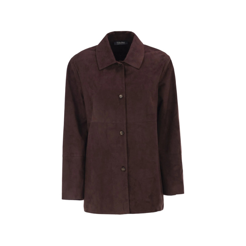 's Max Mara Panelled Suede Jacket
