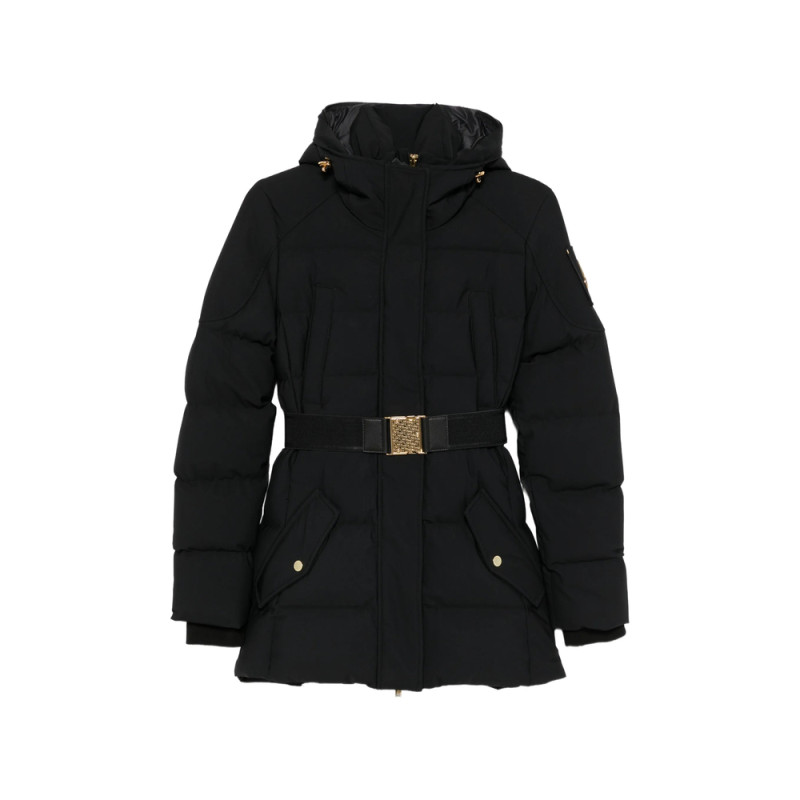 Moose Knuckles Belted Hooded Jacket