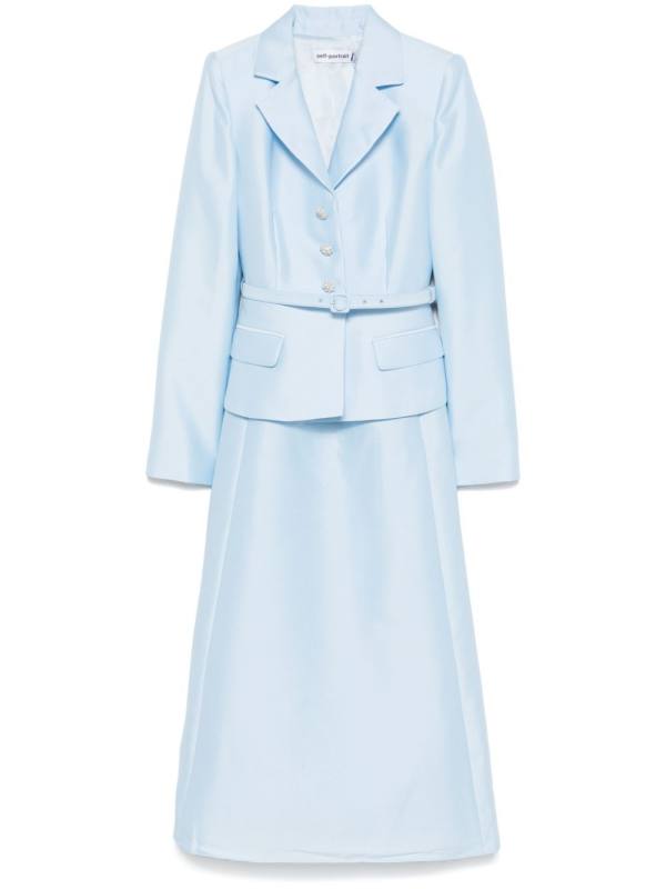 taffeta midi dress