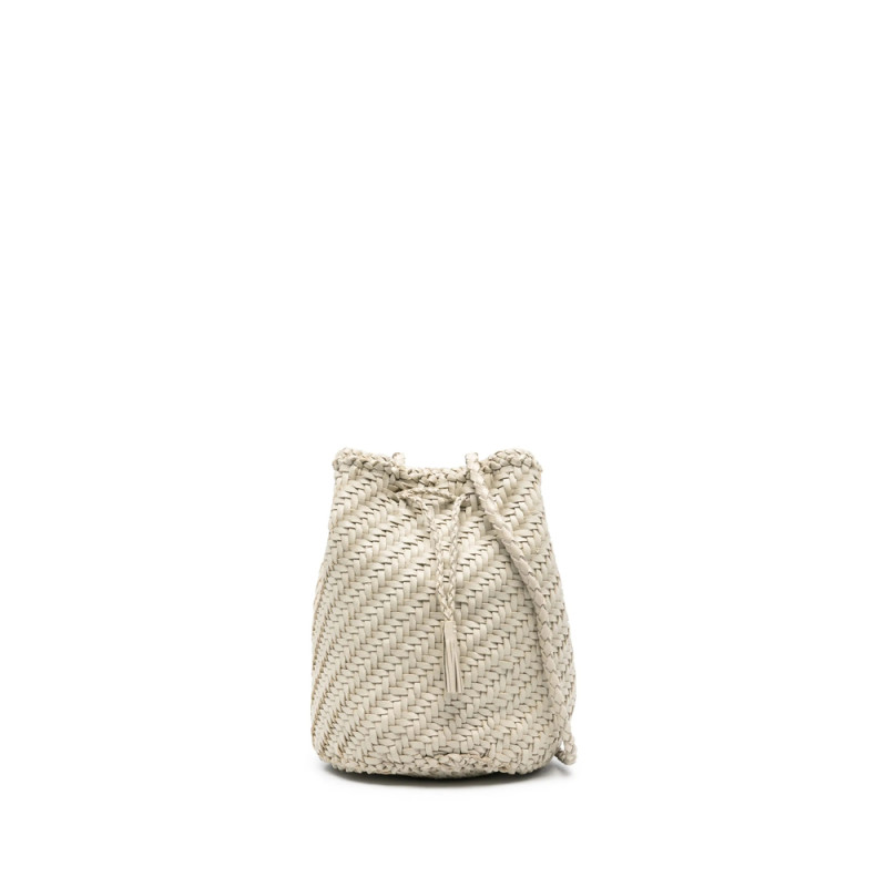 Dragon Diffusion Pompom Double Jump Leather Bag