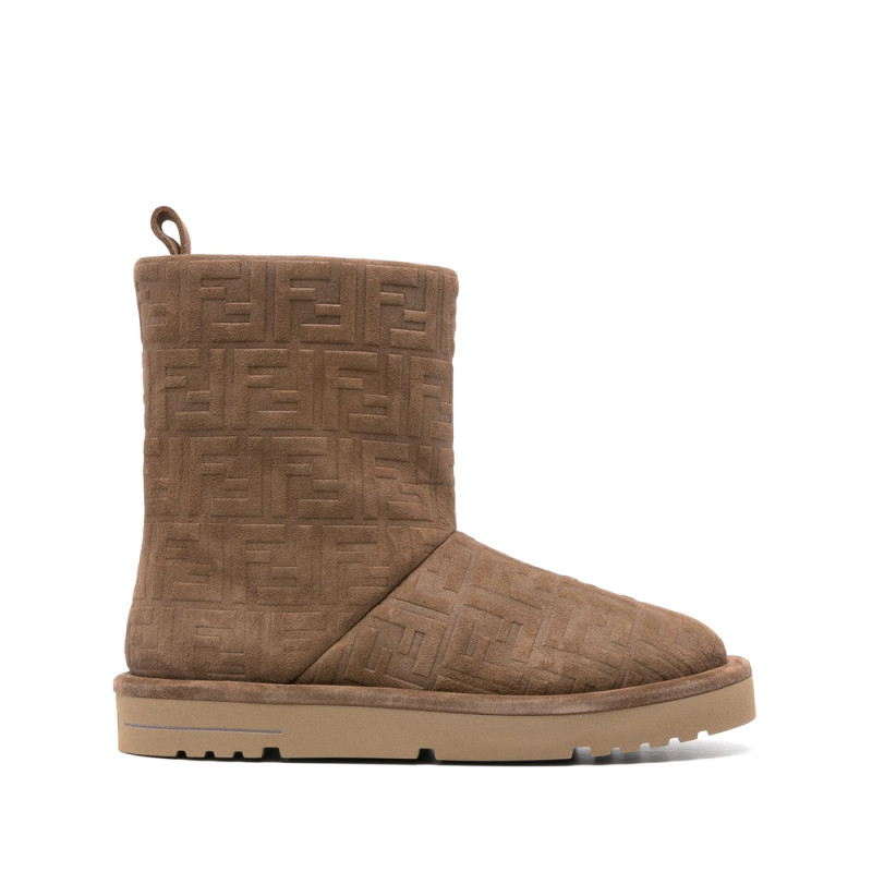 Fendi FF Jacquard Boots