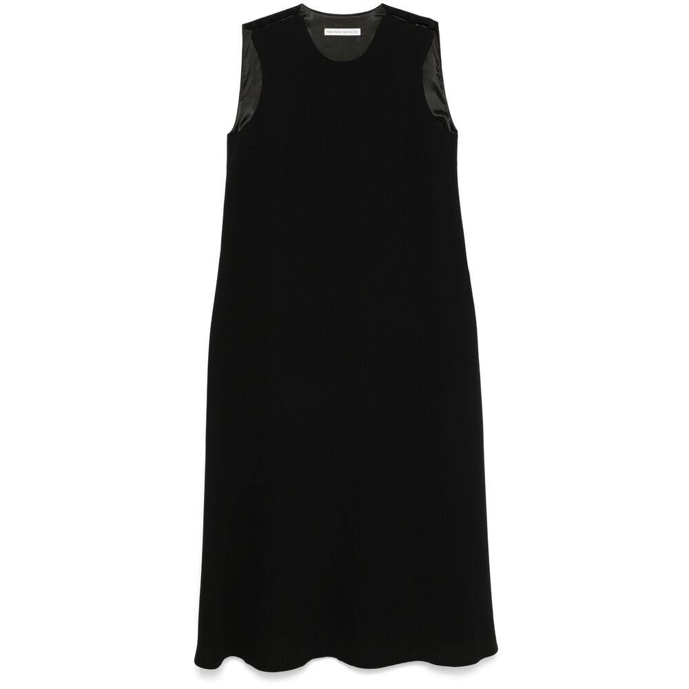 Mark Kenly Domino Tan Crepe Maxi Dress
