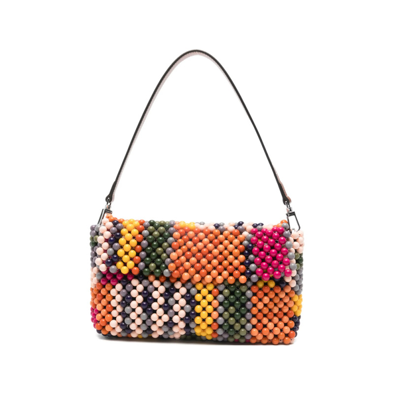 Staud Timmy Beaded Shoulder Bag