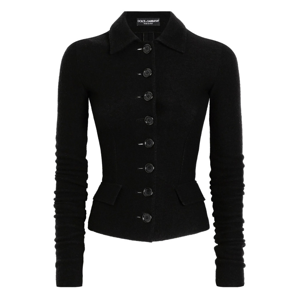 Dolce & Gabbana Button-fastening Virgin-wool Jacket