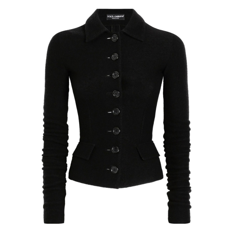 Dolce & Gabbana Button-fastening Virgin-wool Jacket