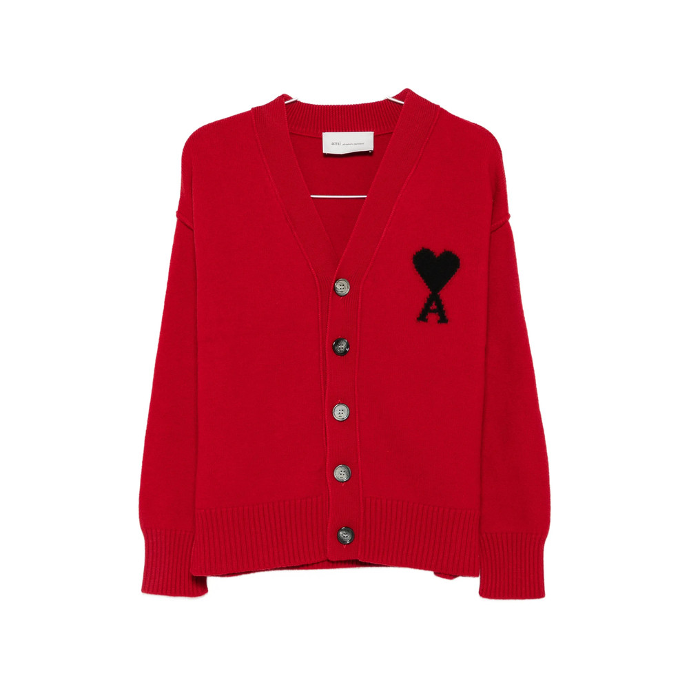 Ami Paris Ami De Coeur Cardigan