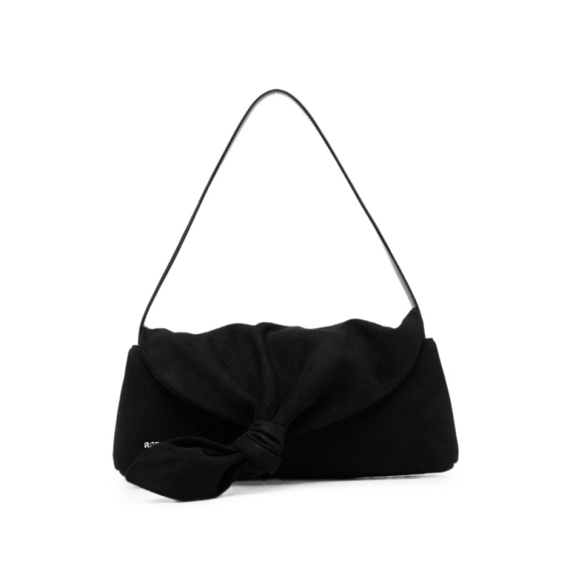 Rotate Knot Scarf Suede Shoulder Bag