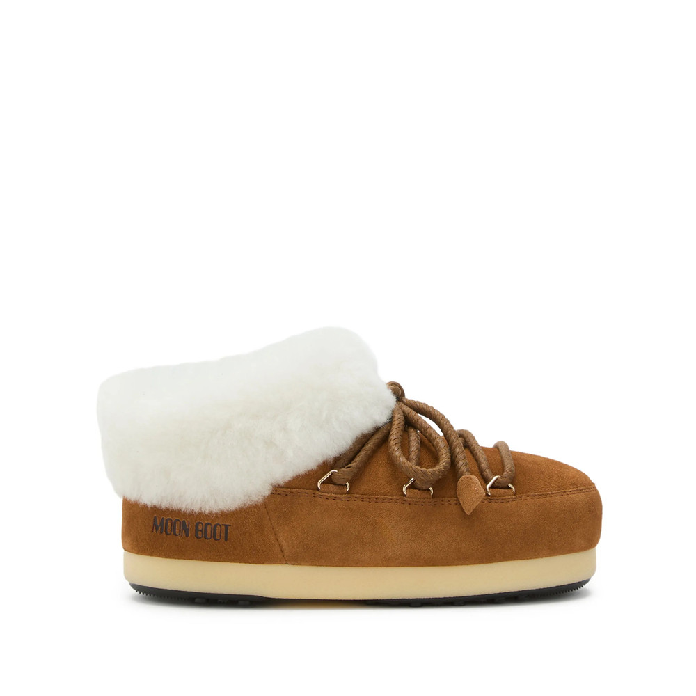 Moonboot EVX Lace-up Shearling Mules