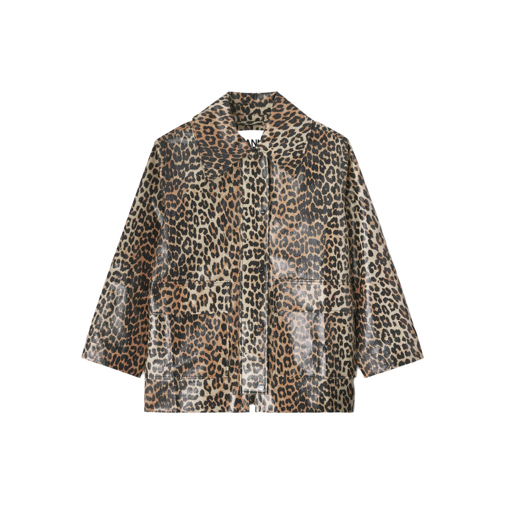 Ganni Leopard-print Jacket