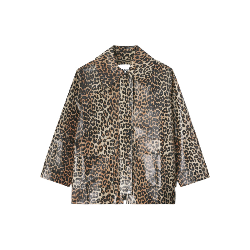Ganni Leopard-print Jacket