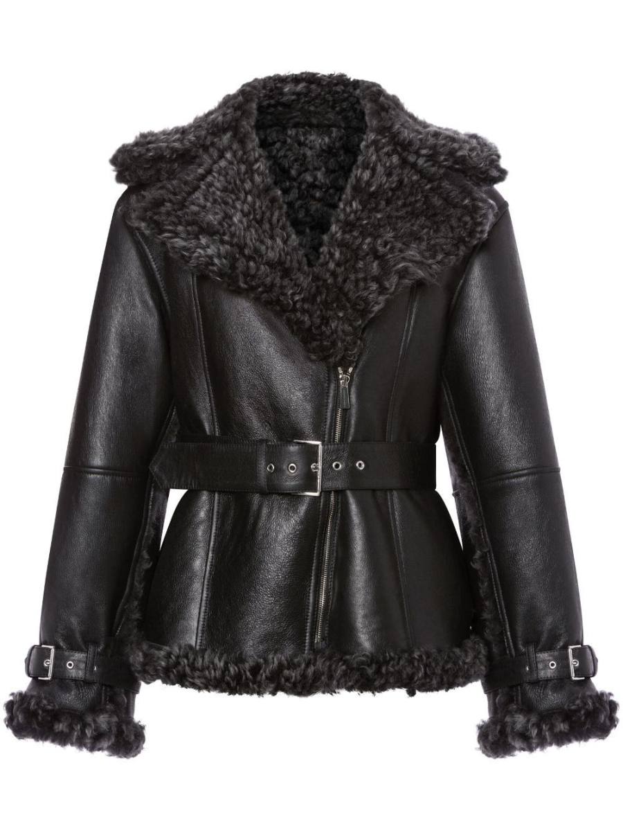 reversible sheepskin coat