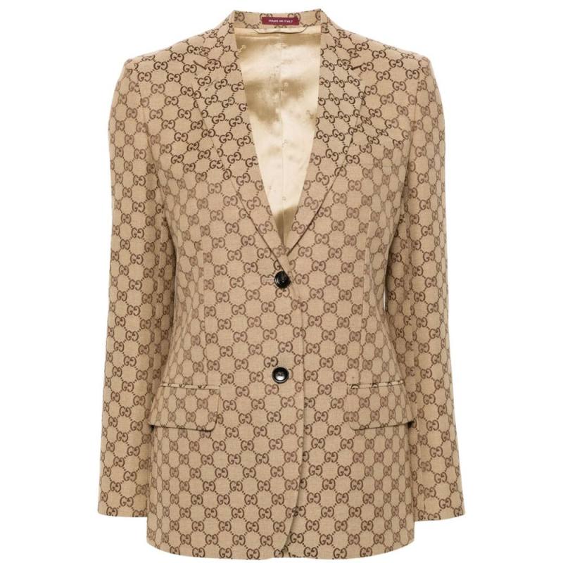 Gucci GG Canvas Single-breasted Blazer