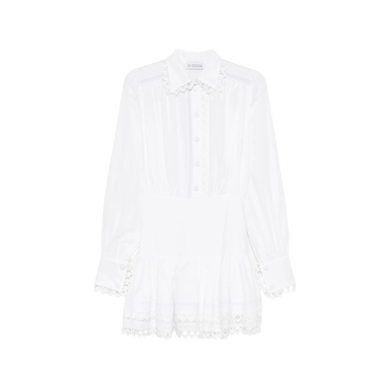 Les Filles D'eva Lace-trim Mini Dress