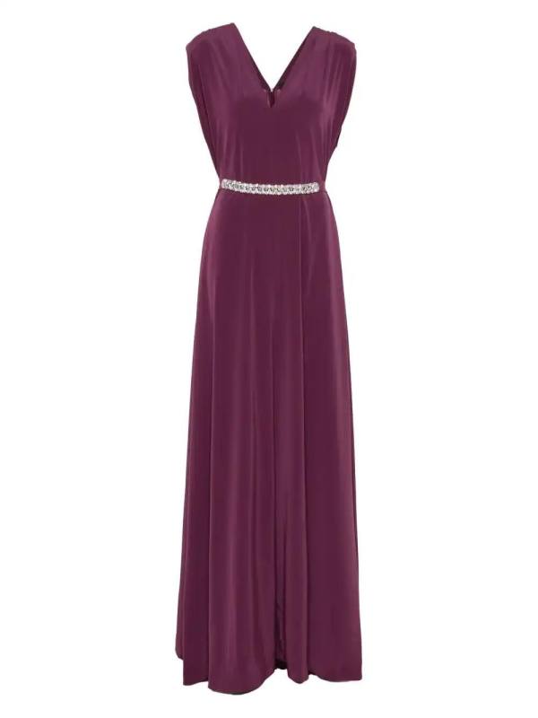 crystal-embellished gown
