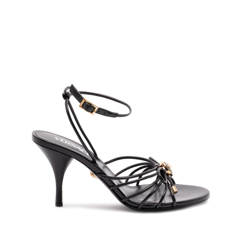 Versace 85mm Medusa-appliqué Heeled Sandals