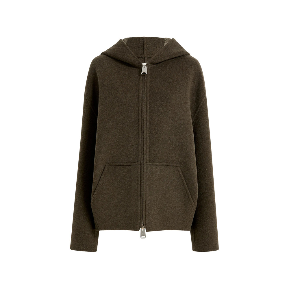 Khaite Hooded Wool Jacket