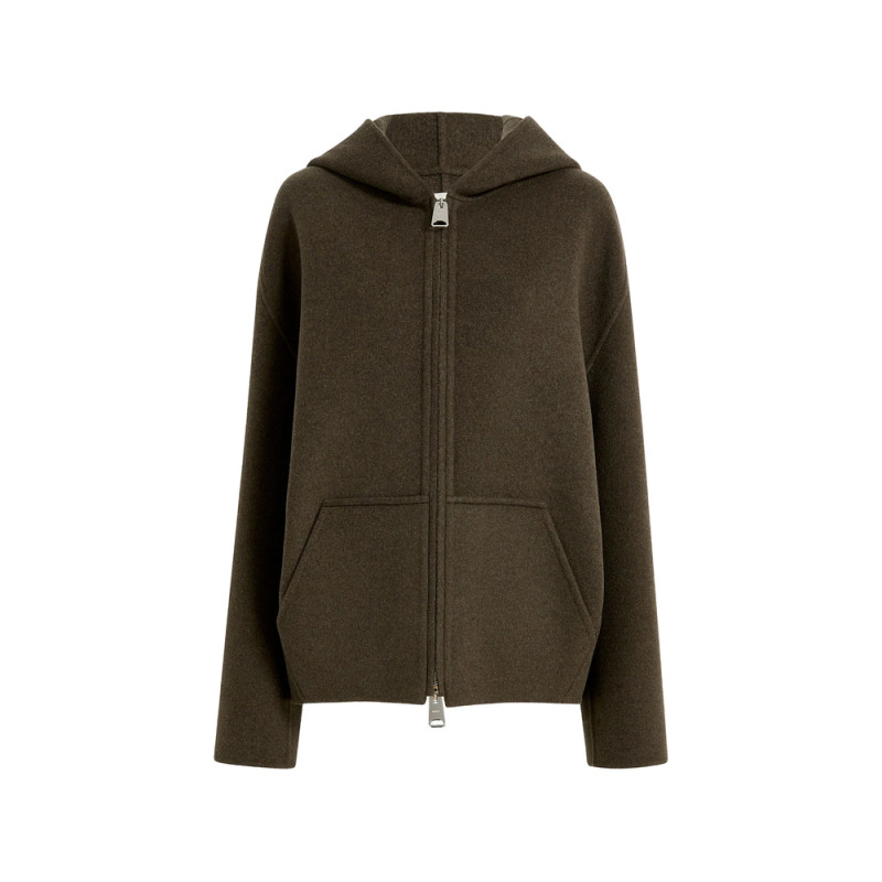 Khaite Hooded Wool Jacket