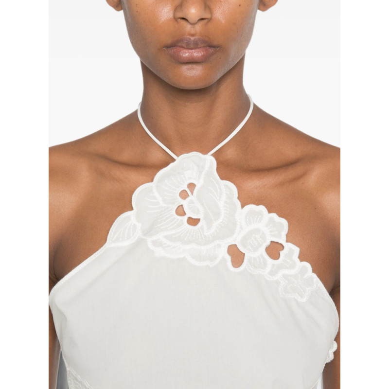 Sir. Klara Floral-embroidered Top