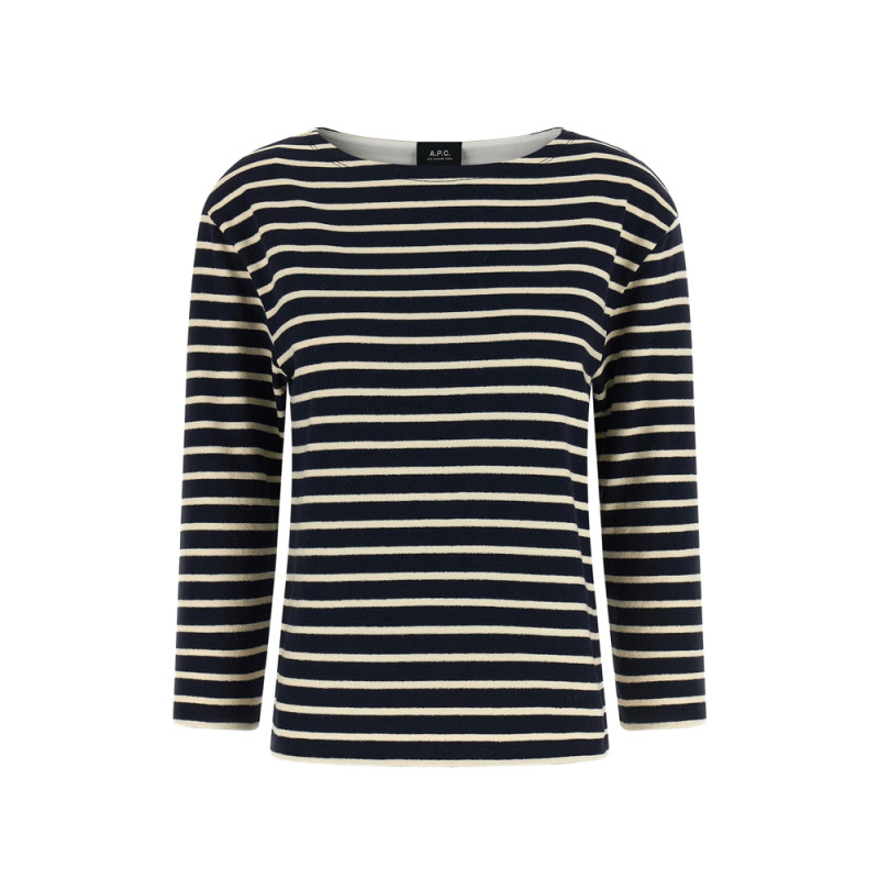A. p.c. Striped Round-neck Knitwear