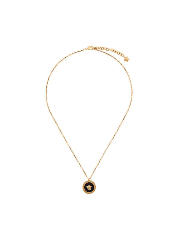 Medusa enamel necklace