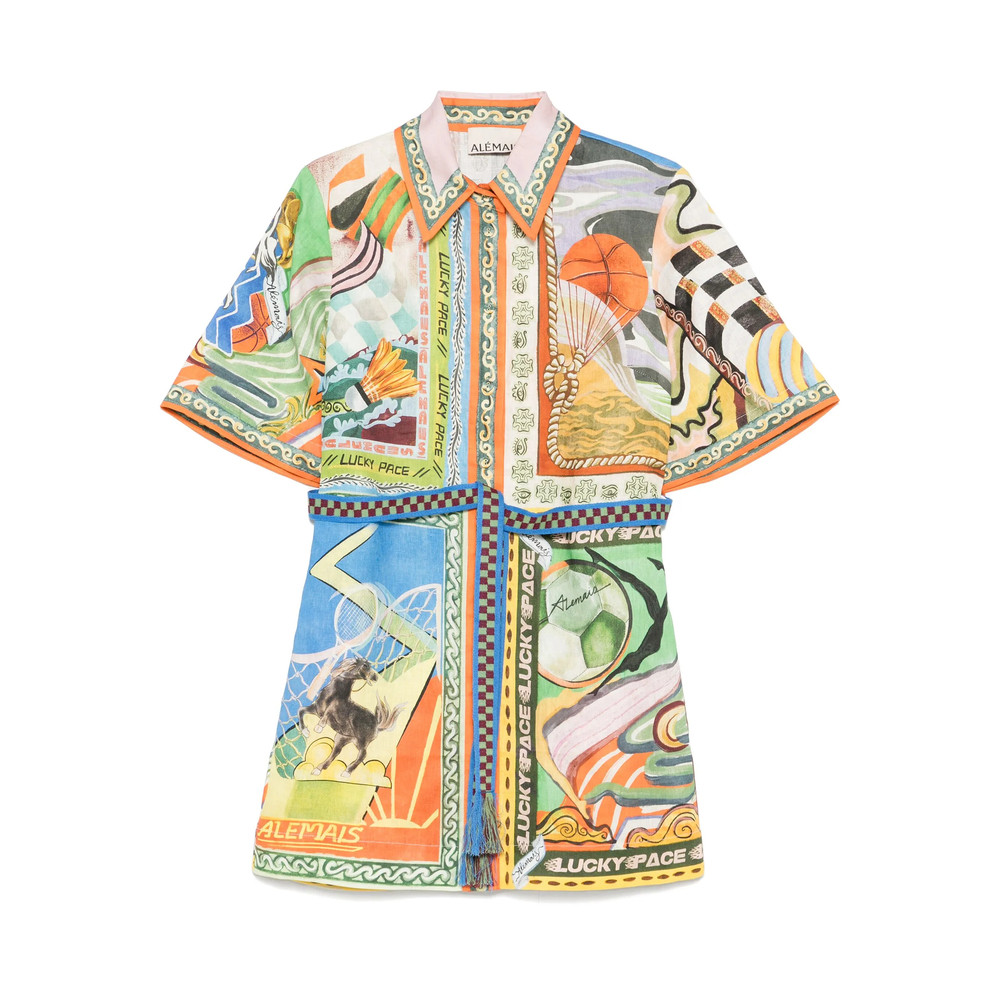 Alemais Lucky Pace Shirt Dress