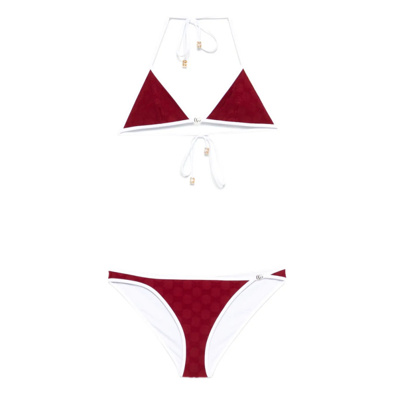 Gucci GG Terrycloth Geometric-print Bikini
