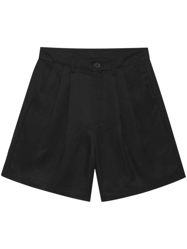 Carrie pleat-detailing shorts