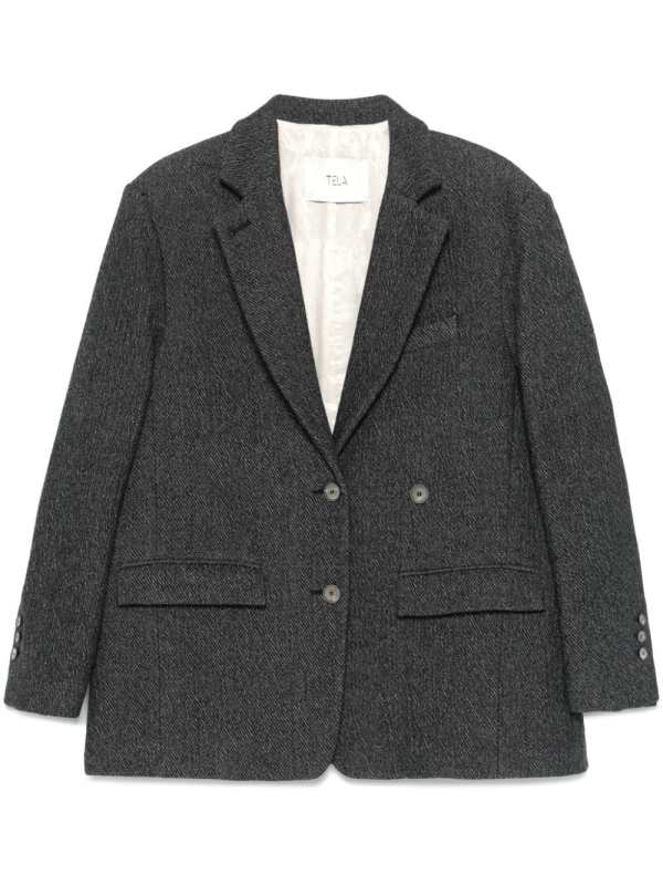 twill blazer